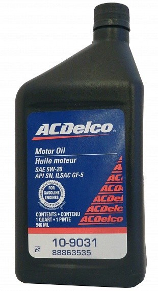 General Motors AC Delco Motor Oil 5W-20